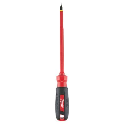 MLW48-22-2232 image(0) - Milwaukee Tool 3/16" CABINET - 6" 1000V INSULATED SCREWDRIVER