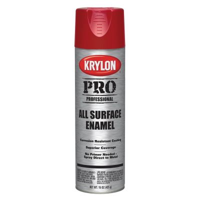 DUP5814 image(0) - Krylon Enamel Paint Red 15 oz.