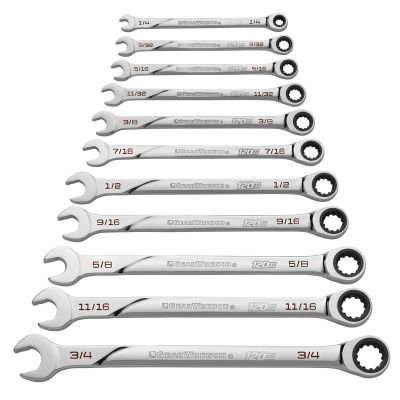 KDT86450 image(0) - GearWrench 11 Pc. 120XP Universal Spline SAE XL Combination