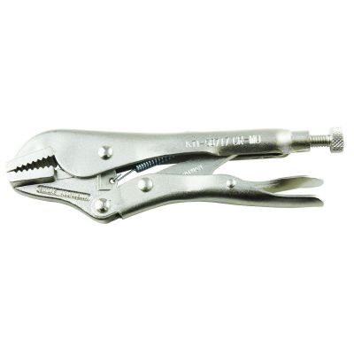 KTI58717 image(0) - K Tool International Pliers Locking Straight-Jaw 7 in.