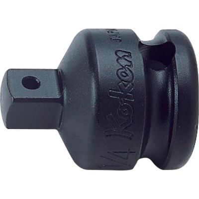 KKN13322A-B image(0) - Ko-ken USA 13322A-B 3/8 Sq. Dr. Adaptor  1/4 Square Length 27mm Ball type