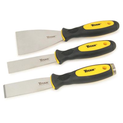 TIT17000 image(0) - TITAN 3-PC ERGONOMIC HANDLE SCRAPER SET