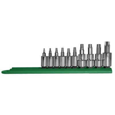 MAY16014 image(0) - 10PC Tamperproof TORX Socket Bit Set