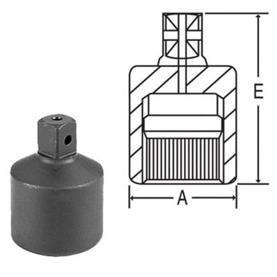 GRE5008AB image(0) - Grey Pneumatic #5 SPLN X 3/7"M ADPT