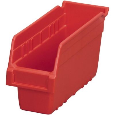 MRO42727990 image(0) - Msc Industrial Supply 4-1/8" Wide x 11-5/8" Deep x 6" High Hopper Shelf Bin