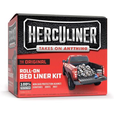 JBWHCL1B8 image(0) - J B Weld Herculiner Roll- On Bed Liner Kit 1 Gallon