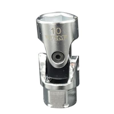 VIMFF410M image(0) - VIM Tools Firm Flex 10 mm 1/4 Inch Drive UJ 6 Point Socket