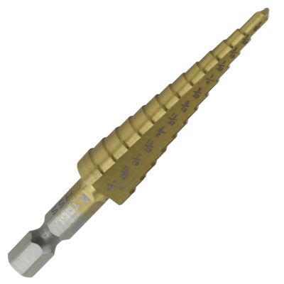 KTI71235 image(0) - K Tool International Step Drill Bit 1/8"-1/2"