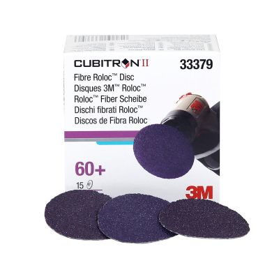 MMM33379 image(0) - 3M CUBITRON II FIBRE ROLOC DISC 2" 60+ 15/BX, 6BX/CS