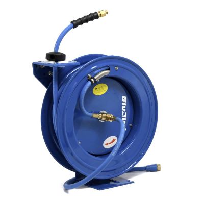 BLBBBRHD3850 image(0) - BluBird BluBird Air Hose on 18 Gauge Heavy Duty Reel 3/8 i