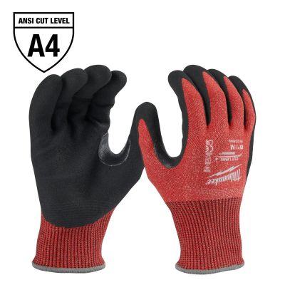 MLW48-22-8946 image(0) - Milwaukee Tool Cut Level 4 Nitrile Dipped Gloves - M