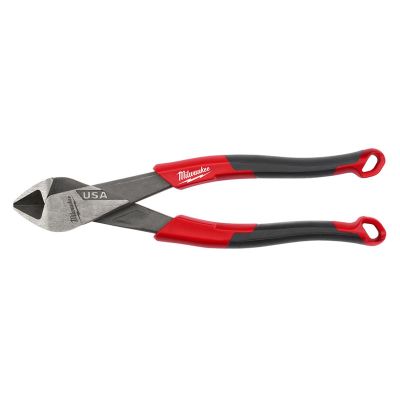 MLWMT558 image(0) - Milwaukee Tool 8" Diagonal Comfort Grip Cutting Pliers (USA)