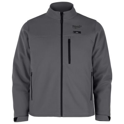 MLWM100G-21XL image(0) - Milwaukee Tool M12 Heated TOUGHSHELL Jacket Kit, Grey, XL