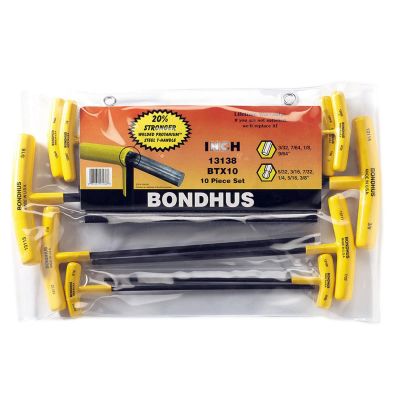 BND13146 image(0) - Bondhus Corp. 6pc Set BallDrv T-Hnds 5/32-3/