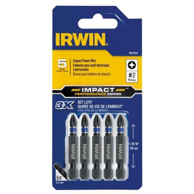 IRWIWAF32PH25 image(0) - Irwin Industrial Power Impact Bit No. 2PH x 2 in. OAL 5/CARD