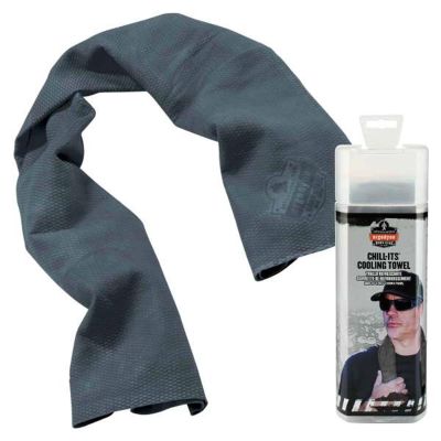 ERG12438 image(0) - Ergodyne 6602 Gray Evap Cooling Towel