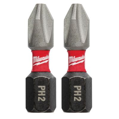 MLW48-32-4281 image(0) - Milwaukee Tool SHOCKWAVE Insert Bit Phillips #2 (250 Pk)