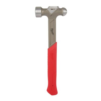 MLW48-22-9131 image(0) - Milwaukee Tool 24oz STEEL BALL PEEN HAMMER