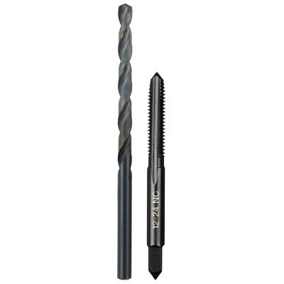 MLW49-57-5530 image(0) - Milwaukee Tool 12-24 NC Straight Flute Plug Tap & #16 Drill Bit