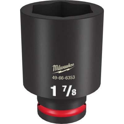 MLW49-66-6353 image(0) - Milwaukee Tool SHOCKWAVE Impact Duty  3/4"Drive 1-7/8" Deep 6 Point Socket