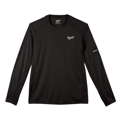 MLW415B-2X image(0) - Milwaukee Tool WORKSKIN LIGHT LS SHIRT - BLACK 2X