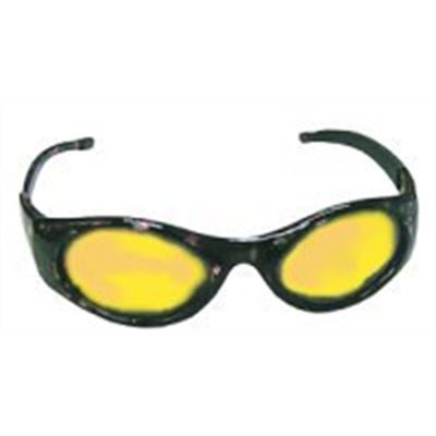 SAS5196 image(0) - SAS Safety Stingers High Impact Safe Glasses, w/ Tortoise Frames/Yellow Lens