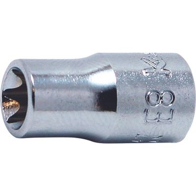 KKN2425-E8 image(0) - Ko-ken USA 1/4 Sq. Dr. TORXÂ® E8 Socket - Length 22mm