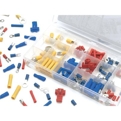 WLMW5213 image(0) - Wilmar Corp. / Performance Tool 160 PC WIRE TERMINAL ASSORTMENT KIT