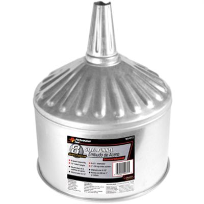 WLMW54272 image(0) - Wilmar Corp. / Performance Tool 8QT Steel Galvanized Funnel