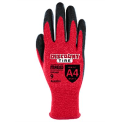 MGLGPD482-DT-12 image(0) - Magid Gloves Magid® D-ROC® AeroDex™ 18-Gauge Lightweight Polyurethane Coated Work Glove- Discount Tire Logo Size 12