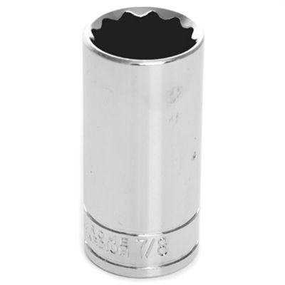 WLMW38628 image(0) - Wilmar Corp. / Performance Tool 3/8'' Dr 12pt Deep Socket 7/8"