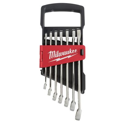 MLW48-22-9507 image(0) - Milwaukee Tool 7pc Combination Wrench Set - Metric