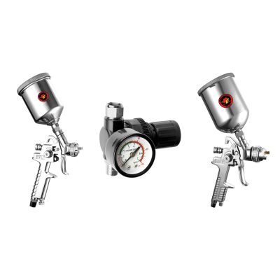 WLMM503 image(0) - Wilmar Corp. / Performance Tool 2pc HVLP Spray Gun Kit