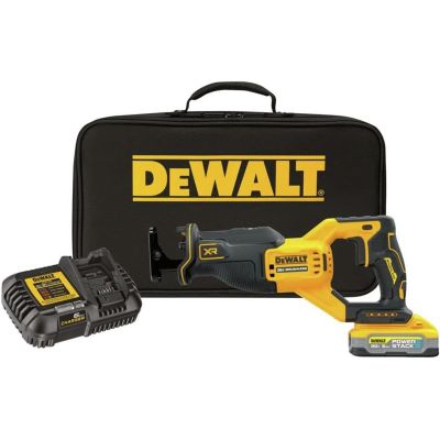 DWTDCS382H1 image(0) - DeWalt 20V MAX* XR® Brushless Cordless Reciprocating Saw Kit With DEWALT POWERSTACK™ 5.0 Ah Battery