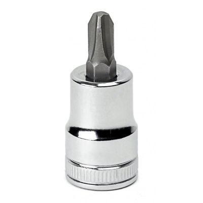 SKT45471 image(0) - S K Hand Tools 3/8 in. Drive Slotted Screwdriver Bit Socket No. 4