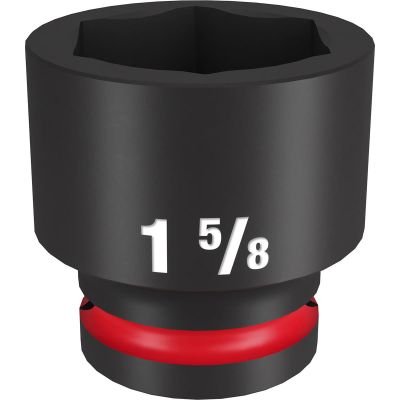 MLW49-66-6317 image(0) - Milwaukee Tool SHOCKWAVE Impact Duty  3/4"Drive 1-5/8" Standard 6 Point Socket