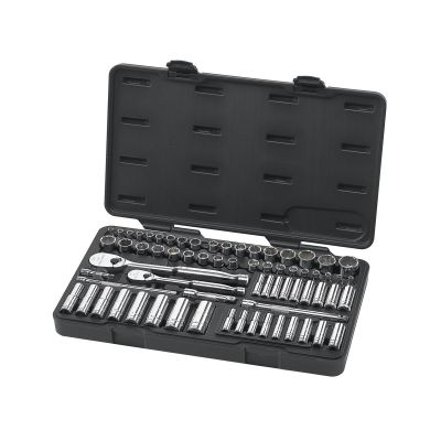 KDT83000 image(0) - GearWrench 68PC 1/4" & 3/8" SAE/MM (STD/DEEP) SOCKET SET