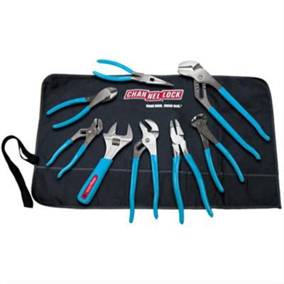 CHATOOLROLL8 image(0) - Channellock 8PC PLIER SET " TOOL ROLL