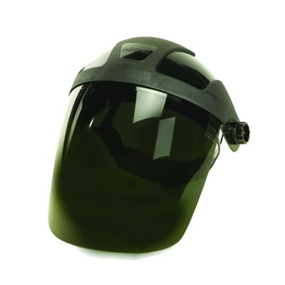 SRWS32050 image(0) - Sellstrom Sellstrom - Face Shield - DP4 Series - 9" x 12.125" x 0.060" Window - Shade 5 IR - Ratcheting Headgear