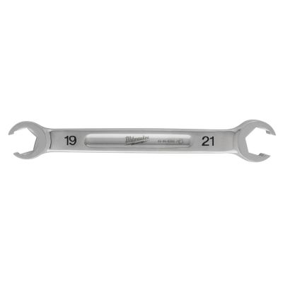 MLW45-96-8355 image(0) - Milwaukee Tool 19mm X 21mm Double End Flare Nut Wrench