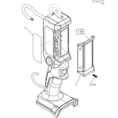 MLW14-38-2352 image(0) - Milwaukee Tool Lens\ Screw Assemby for 2352-20 Cordless Led Stick LIght