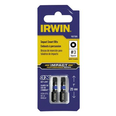 IRWIWAF31SQ32 image(0) - Irwin Industrial Insert Impact Bit No. 3SQ x 1OAL