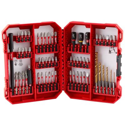 MLW48-32-4097 image(0) - Milwaukee Tool SHOCKWAVE Impact Duty Drill & Drive Set - 60PC