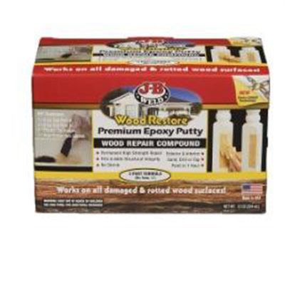 JBW40007 image(0) - J B Weld J-B Weld 40007 Wood Restore Premium Epoxy Putty - 64 oz.