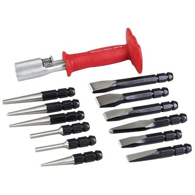 OTC4605 image(0) - OTC QUICK CHANGE PUNCH AND CHISEL 12PC