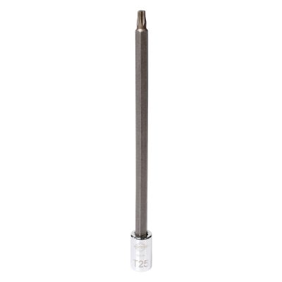 MAY16616 image(0) - Mayhew Mayhew T25 Torx® Long Insert Socket Bit, 1/4-Inch Drive