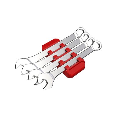 EZRFWR4-R image(0) - E-Z Red EZ Red Magnetic Flexible Wrench Holder-Red