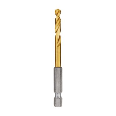 MLW48-89-4609 image(0) - Milwaukee Tool 3/16" SHOCKWAVE RED HELIX Titanium Drill Bit