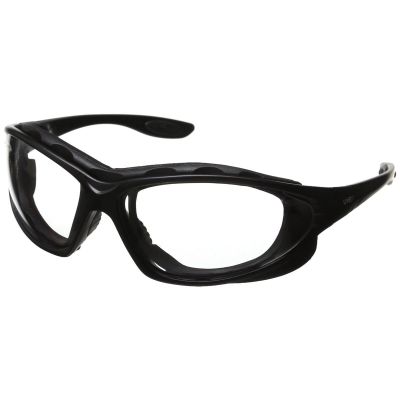 UVXS0600 image(0) - Uvex SEISMIC BLACK FRAME CLEAR LENS