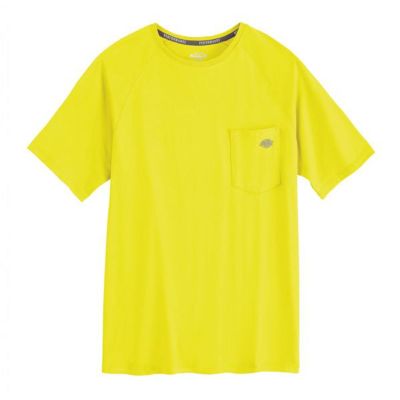 VFIS600BW-RG-M image(0) - Workwear Outfitters Perform Cooling Tee Bright Yellow, Medium